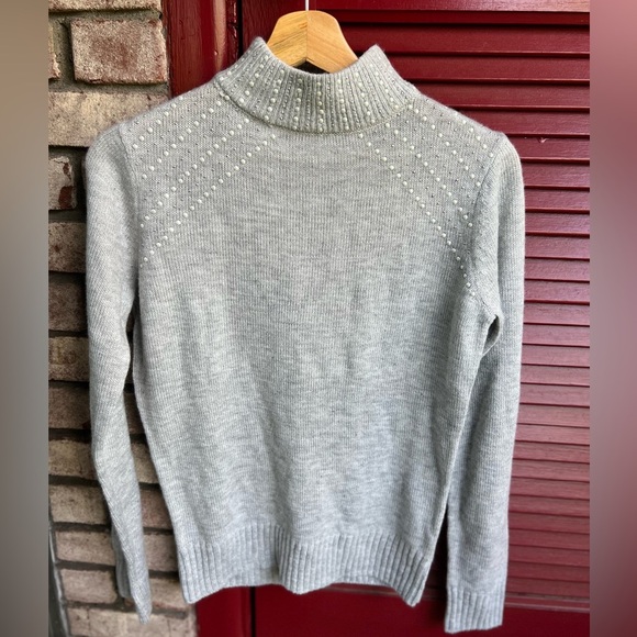 Juicy Couture grey small studded long sleeve sweater - Picture 9 of 10